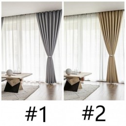 Solid Color Blackout Curtain Made to Measure Curtain Window Drapes Modern Curtains For Bedroom Living Room
