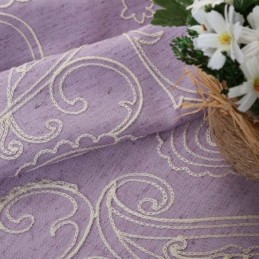 Vintage Semi Blackout Curtain Made to Measure Curtain Luxury Embroidery Living Room