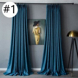 Modern Window Curtains Blackout Drapes For Living Bedroom