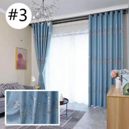 Modern Luxury Blackout Curtain Made to Measure Curtain Wave Design Curtains For Living Room