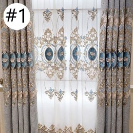 Luxury Curtain Made to Measure Curtain European Style Embroidery