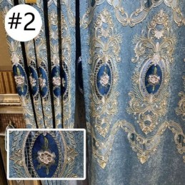 Luxury Curtain Made to Measure Curtain European Style Embroidery