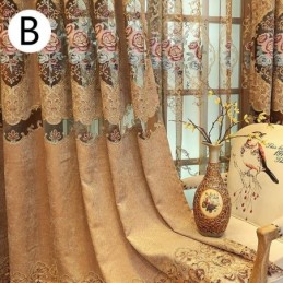 Luxury Curtain Made to Measure Curtain European Style Embroidery