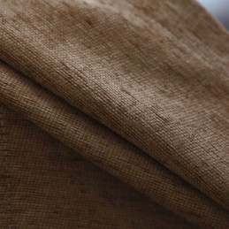 Luxury Solid Curtains Brown Blackout Window For Living Room Bedroom