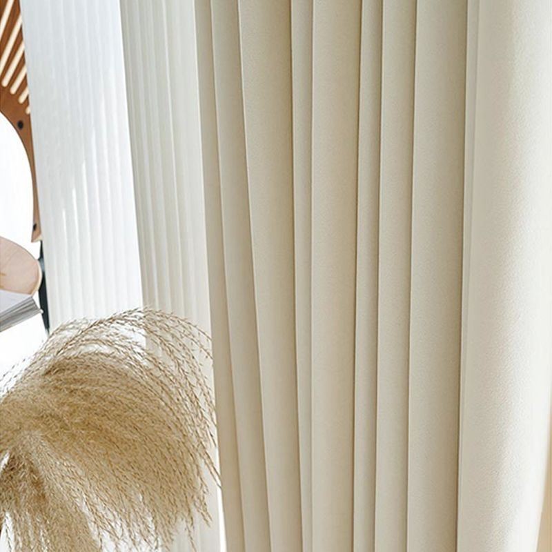Velvet Solid Color Curtain Made to Measure Curtain Luxury Shading Curtains For Living Room