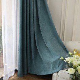 Pure Color Curtain Made to Measure Curtain High Shading For Living Room Bedroom