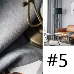 Modern Solid Color Curtain Made to Measure Curtain Blackout Curtains Drape For Living Room