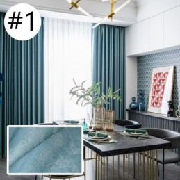 Modern Solid Color Curtain Made to Measure Curtain Blackout Curtains For Living Room