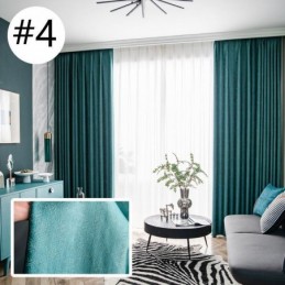 Modern Solid Color Curtain Made to Measure Curtain Blackout Curtains For Living Room
