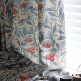 American Countryside Styles Blackout Flower Print Room Curtains