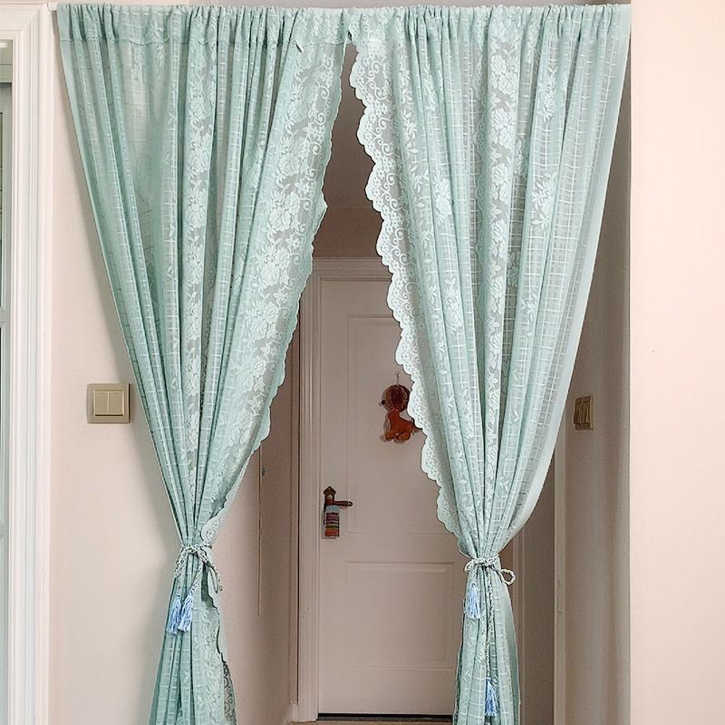 Elegant Sheer Voile Curtains Decorative Window Drapes For Living Room Bedroom