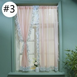 Modern Jacquard Sheer Curtains Nordic Window Treatment For Living Room