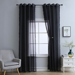 Transparent Tulle Curtains...
