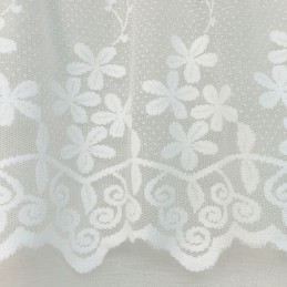 Modern Floral Design Curtain Made to Measure Curtain Tulle Window Sheer For Living Room Bedroom