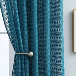 Nordic Sheer Curtain Made to Measure Curtain Simple Voile Draperies For Living Room Bedroom