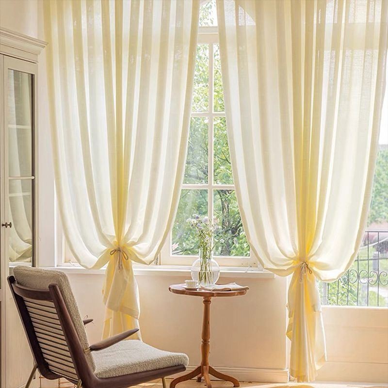 Nordic Tulle Curtains Modern Sheer Voile Curtain Made to Measure Curtain For Living Room Bedroom