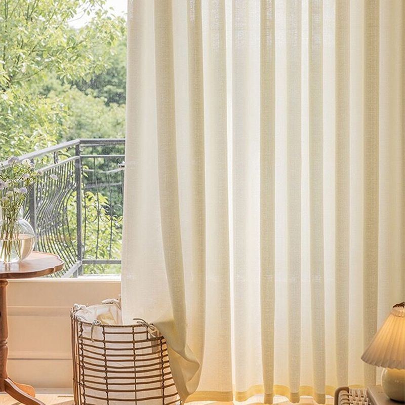 Nordic Tulle Curtains Modern Sheer Voile Curtain Made to Measure ...